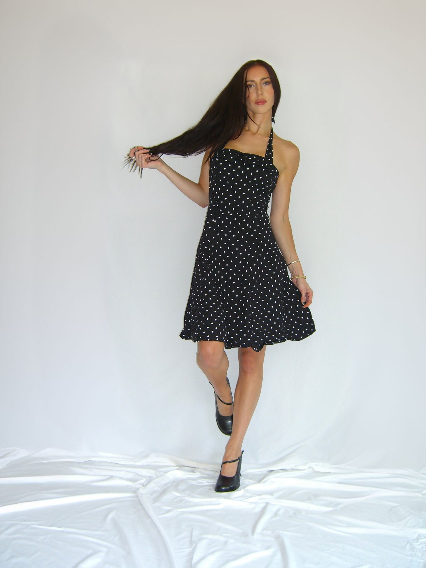 Vintage twee polka dot dress